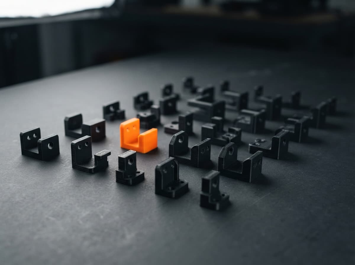 Lote de peças e gabaritos impressos em 3D pela Camada Zero